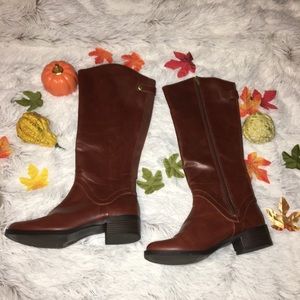 NWOT YBS Brown Riding Boots 7